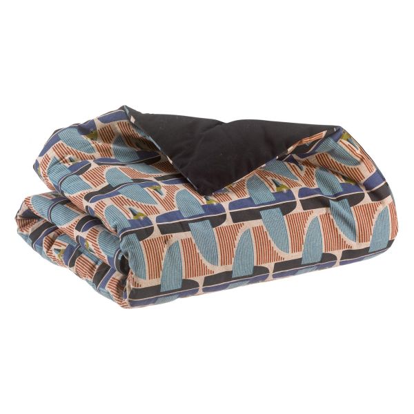 Vivaraise Plaid imprimé Farel Multico 135 x 200 Déco
