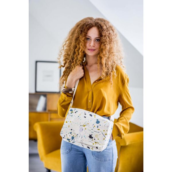 Vivaraise Sac Besace Iona Brigitte Multicolore 18 X 27 X 8 Éco-responsable