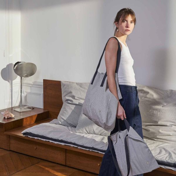 Vivaraise Sac Cabas Gustave Caviar 38 X 46 X 18 Éco-responsable