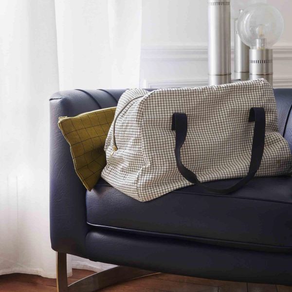 Vivaraise Sac Week-end Gustave Caviar 28 X 42 X 20 Déco