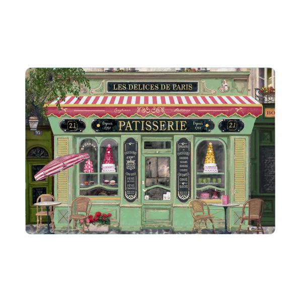 Vivaraise Set de table Boutique Patisserie Assortis 30 x 45 Fabriqué en France