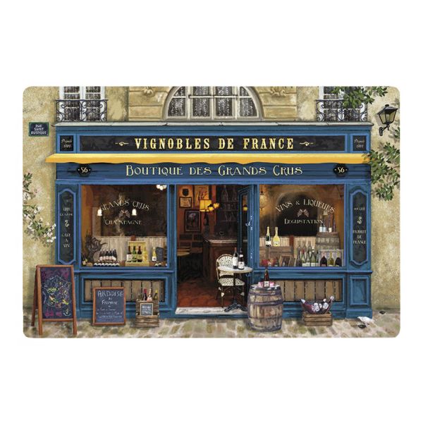 Vivaraise Set de table Boutique Vignobles de France 30 x 45 Fabriqué en France