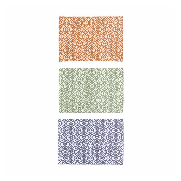 Vivaraise Set de table enduit Citrus recyclé 33 x 48 Table