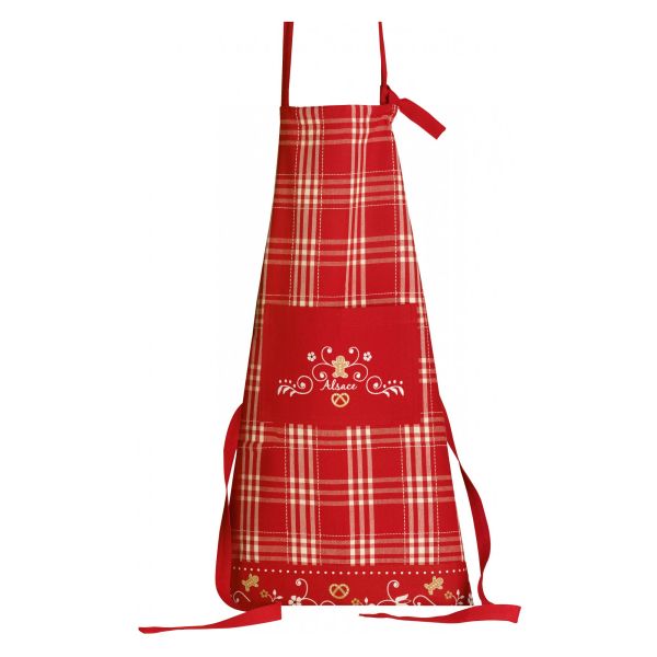 Vivaraise Tablier de cuisine Beck Rouge 72 x 85 Cuisine