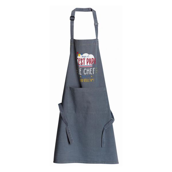 Vivaraise Tablier de cuisine Chef Papa Jeans 72 x 90 Cuisine
