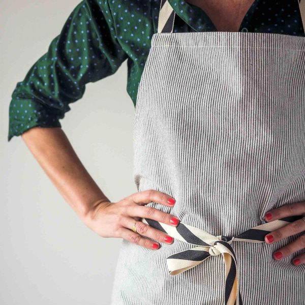 Vivaraise Tablier De Cuisine Finette Caviar 90 X 75 Cuisine