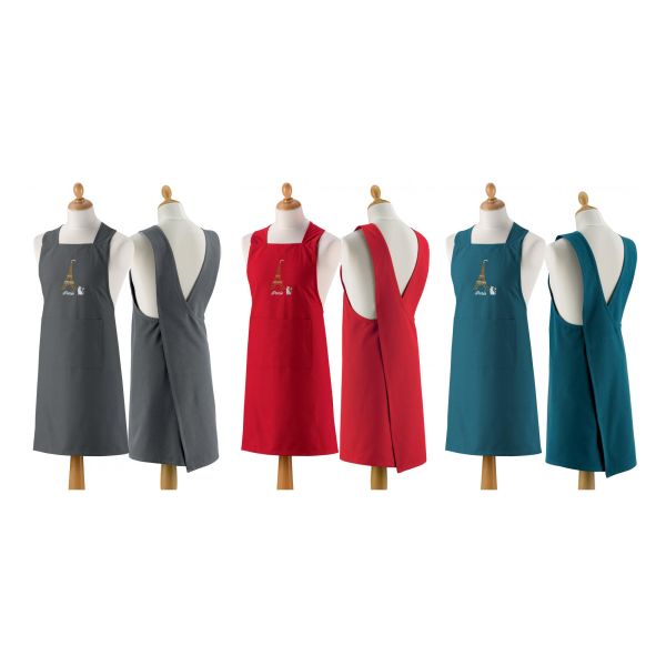 Vivaraise Tablier De Cuisine Japonais Recyclé Tour Eiffel 125 X 85 Cuisine