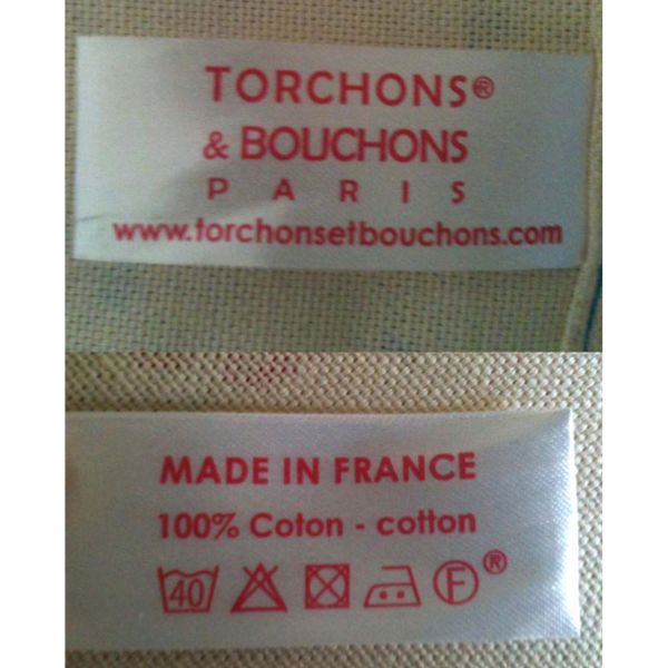 Vivaraise Torchon Cote D'Azur Ecru 72 X 48 Fabriqué En France