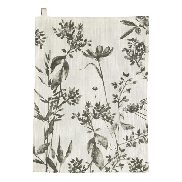 Vivaraise Torchon Fleuri Isam Ombre 50 X 70 Cuisine