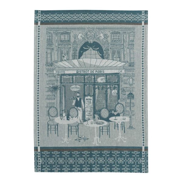 Vivaraise Torchon jacquard Bistrot Bleu 50 x 70 Cuisine