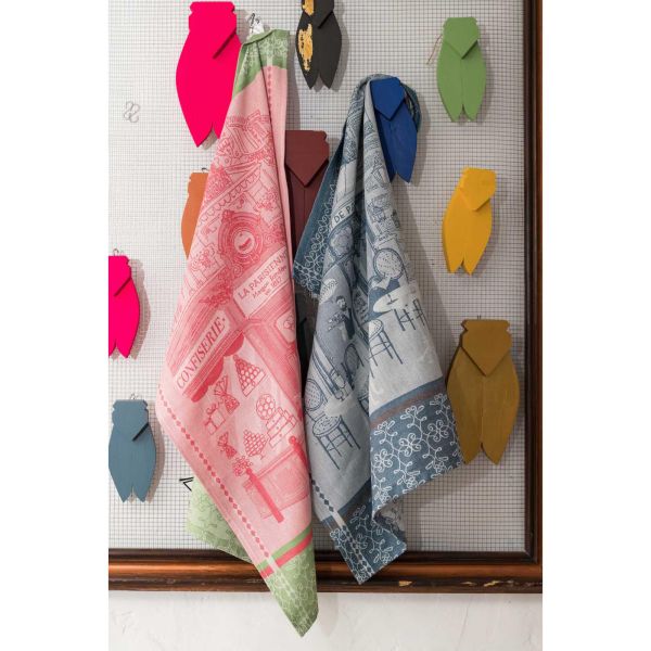 Vivaraise Torchon Jacquard Pâtisserie Rose 50 X 70 Cuisine