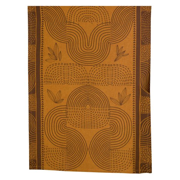 Vivaraise Torchon recyclé Etna Ambre 50 x 70 Cuisine