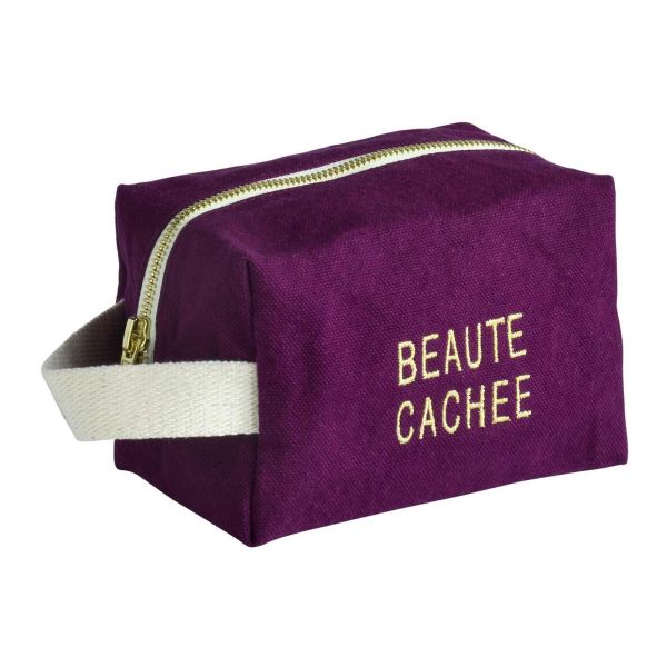 Vivaraise Trousse cube Beauté Purple rain Violet 15 5 x 10 x 10 Éco-responsable
