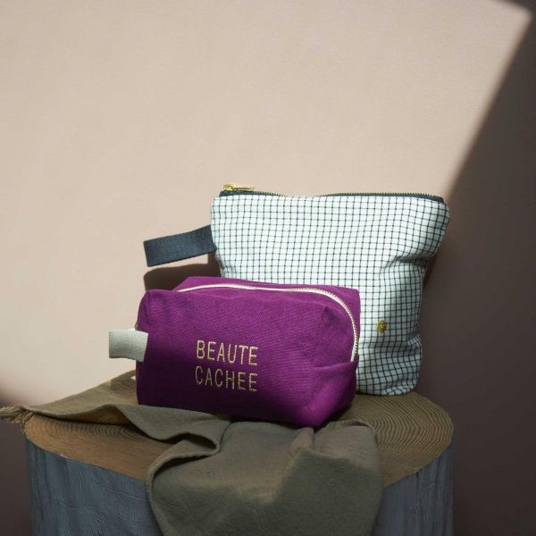 Vivaraise Trousse Cube Beauté Purple Rain Violet 15 5 X 10 X 10 Accessoires