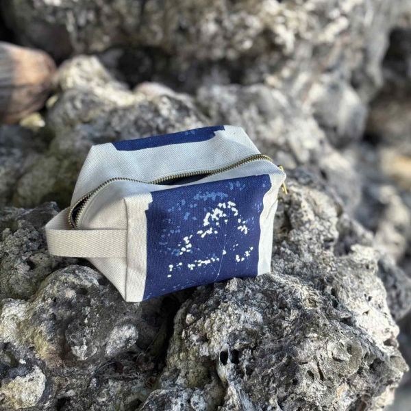 Vivaraise Trousse Cube Gypso Bleu 15 5 X 10 X 10 Bain