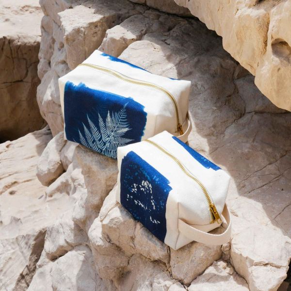 Vivaraise Trousse Cube Gypso Bleu 15 5 X 10 X 10 Accessoires