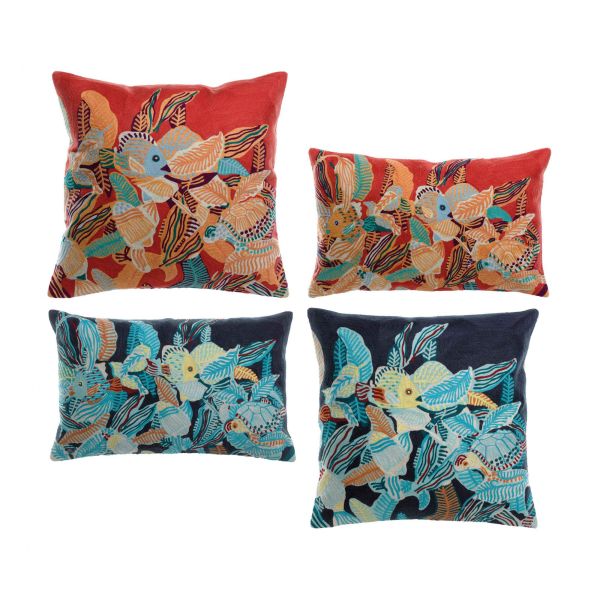Vivaraise Coussin Brodé Dori Déco
