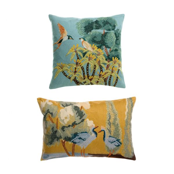 Vivaraise Coussin Brodé Lola Multico Déco