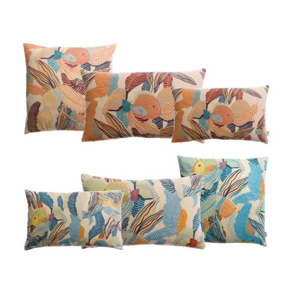 Vivaraise Coussin imprimé Dori Déco