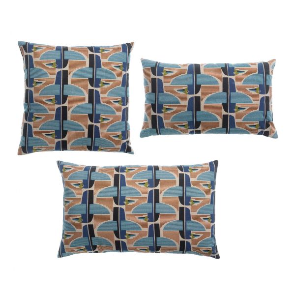 Vivaraise Coussin imprimé Farel Multico Déco