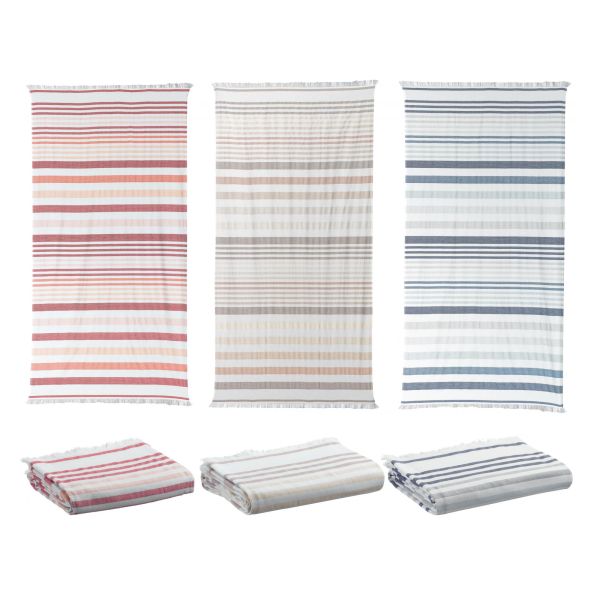 Vivaraise Drap hammam recyclé Samoa 100 x 200 Bain