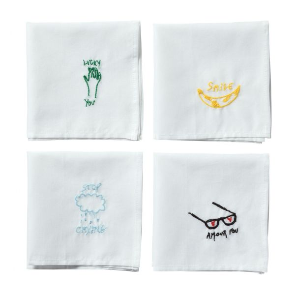 Vivaraise Mouchoir Hankie 25 x 25 Déco