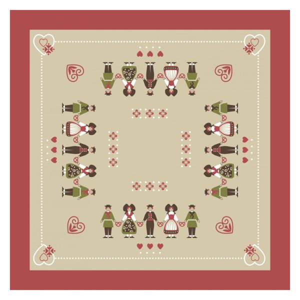 Vivaraise Nappe Hisla Multico 85 X 85 Table