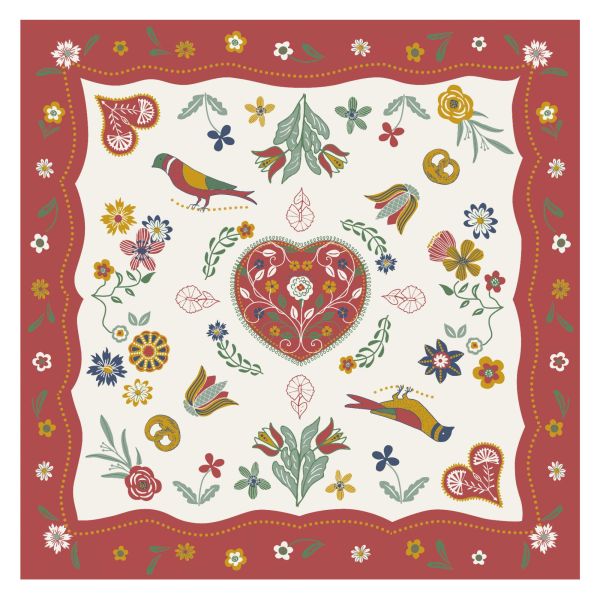 Vivaraise Nappe Schork Multico 85 X 85 Table