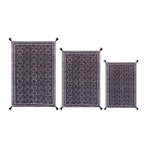 Vivaraise Tapis Gimie Charbon/ivoire Tapis