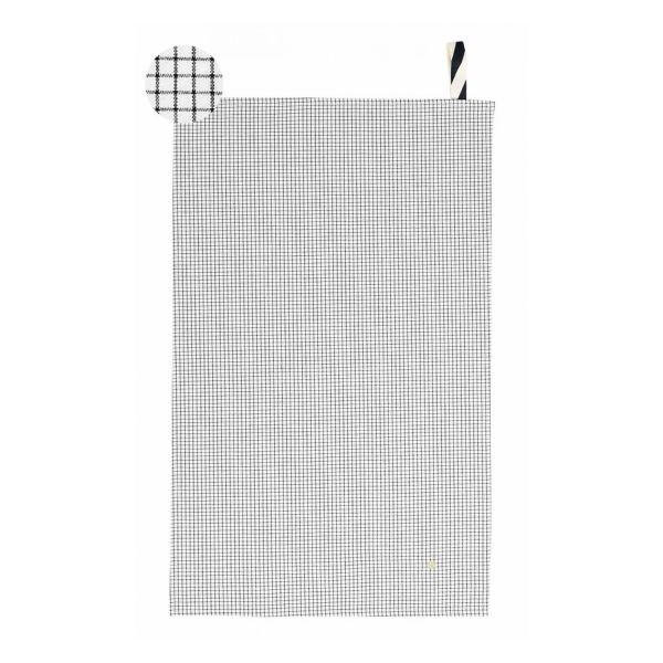 Vivaraise Torchon Gustave Caviar 80 x 50 Cuisine