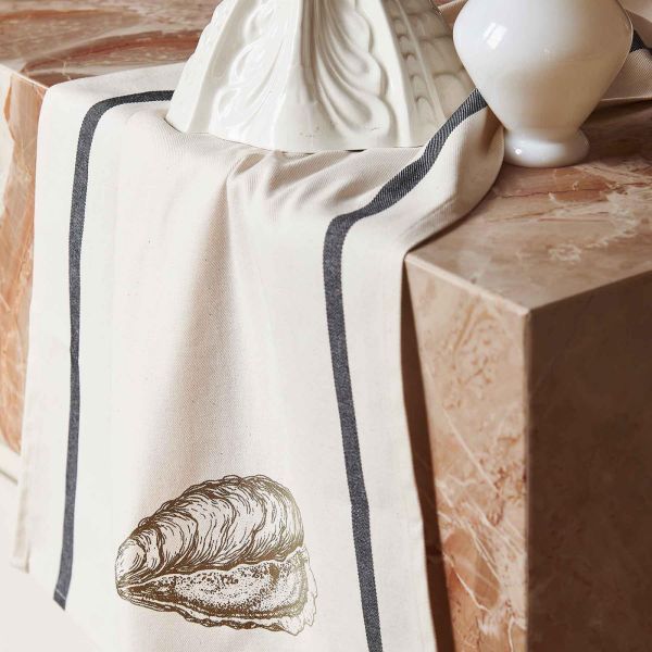 Vivaraise Torchon Huître Or 80 X 50 Cuisine