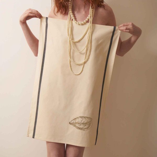 Vivaraise Torchon Huître Or 80 X 50 Cuisine