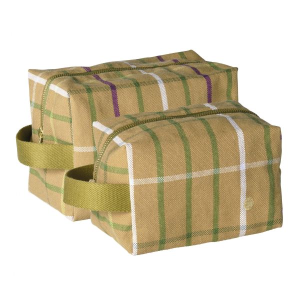 Vivaraise Trousse cube Scotty Marron Bain