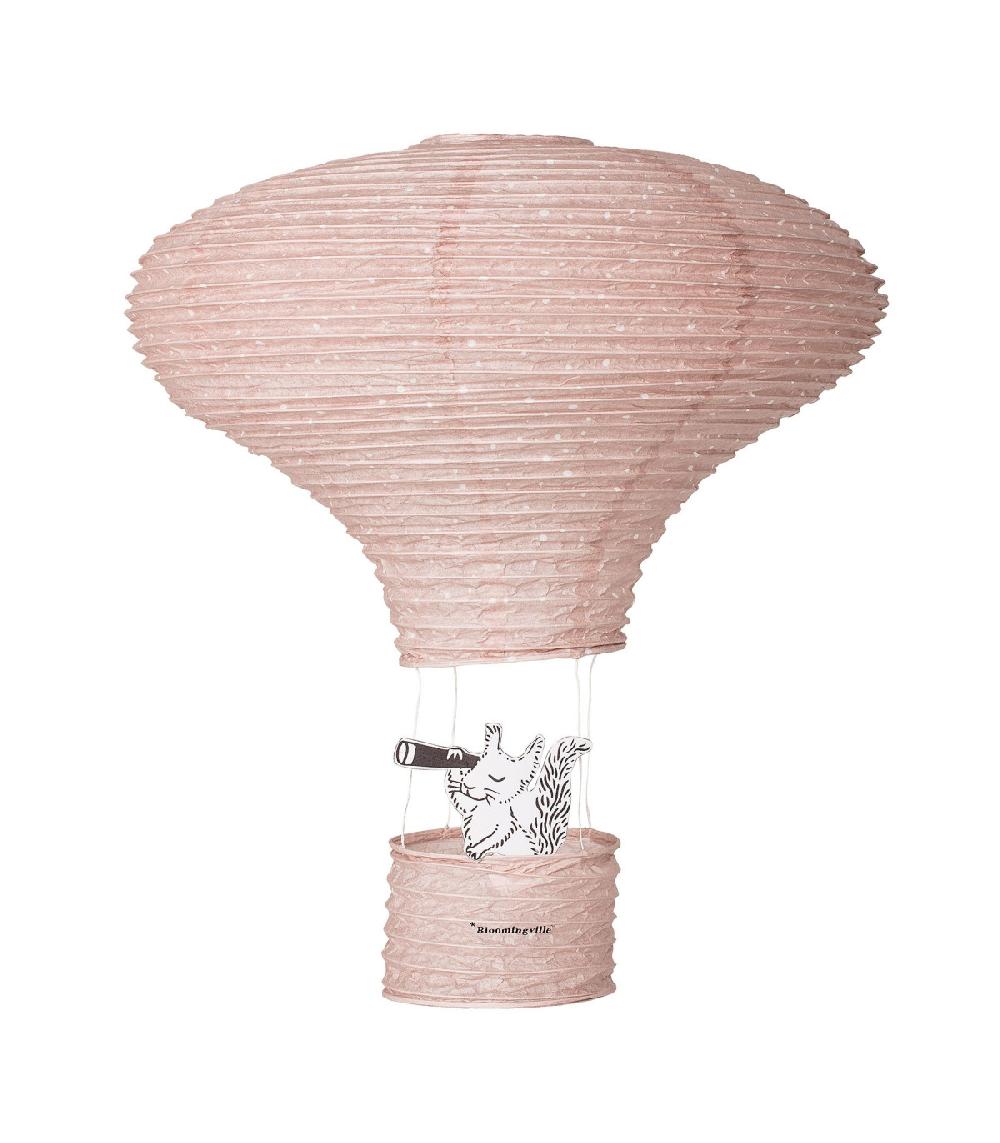 wadiga Abat-jour Suspension Lanterne Chambre Enfant en Papier Rose