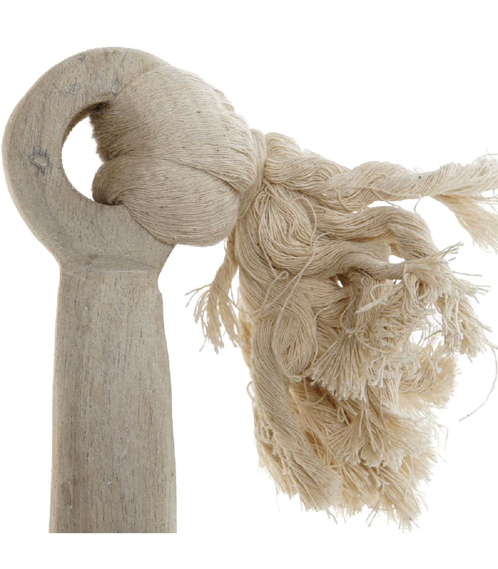Wadiga Ancre Décorative En Bois à Poser 37.5x7.5x52cm