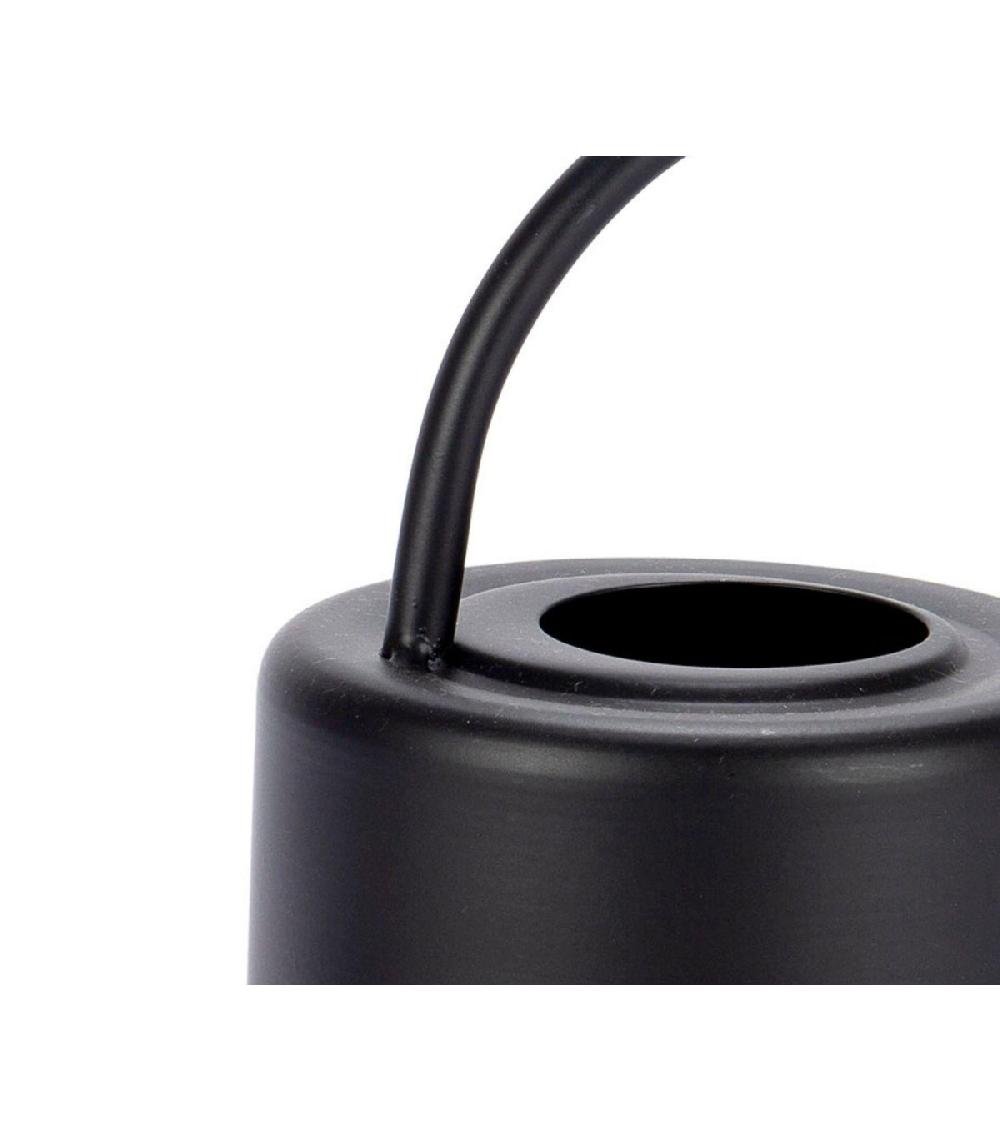 Wadiga Arrosoir D'intérieur Design En Métal Noir - 37 5x13x20cm