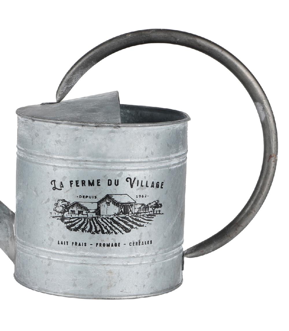 Wadiga Arrosoir En Métal Effet Zinc Esprit Cottage Décoratif