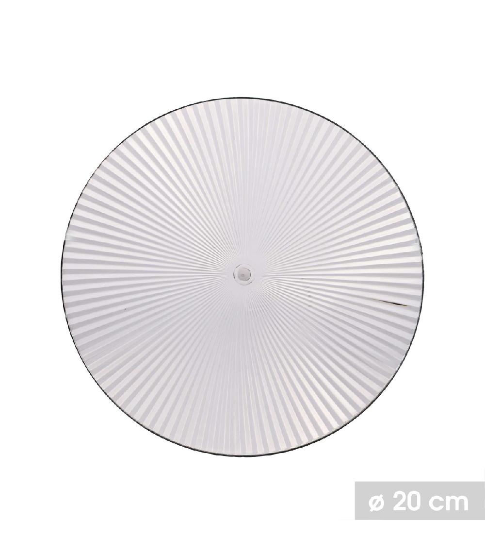 Wadiga Assiette à Dessert En Plastique Transparent Family - 20cm