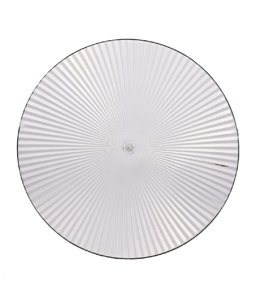wadiga Assiette à Dessert en Plastique Transparent Family - 20cm