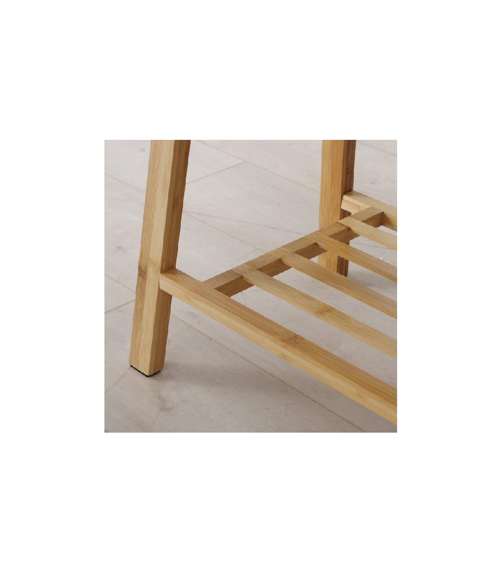 Wadiga Banquette Entrée Ou Bout De Lit Assise Rembourrée Façon Fourrure Blanche