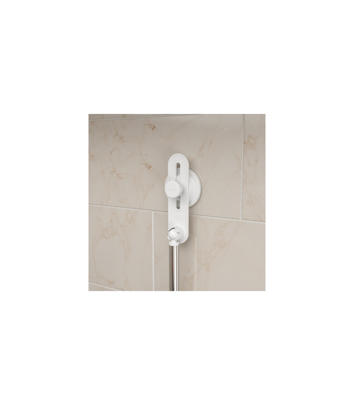 Wadiga Barre De Séchage Douche Amovible UMBRA Sure-Lock Shwr Dry Bar