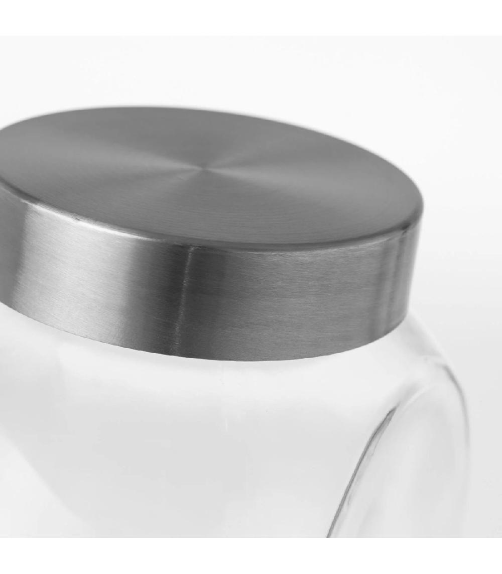 Wadiga Bocal Cuisine En Verre Avec Bouchon En Inox - 175cl