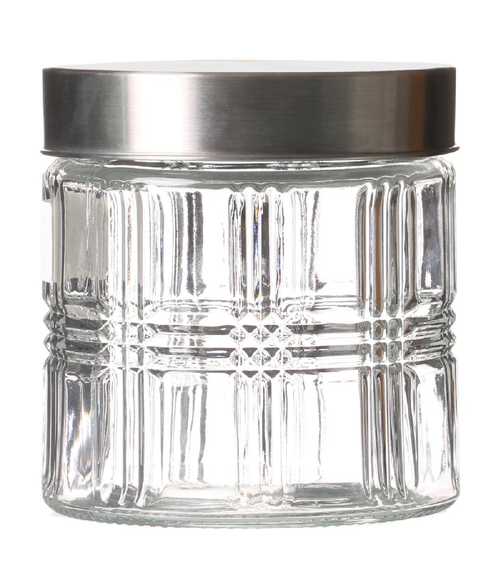 wadiga Bocal Cuisine Hermétique en Verre avec Couvercle Inox - 800ml