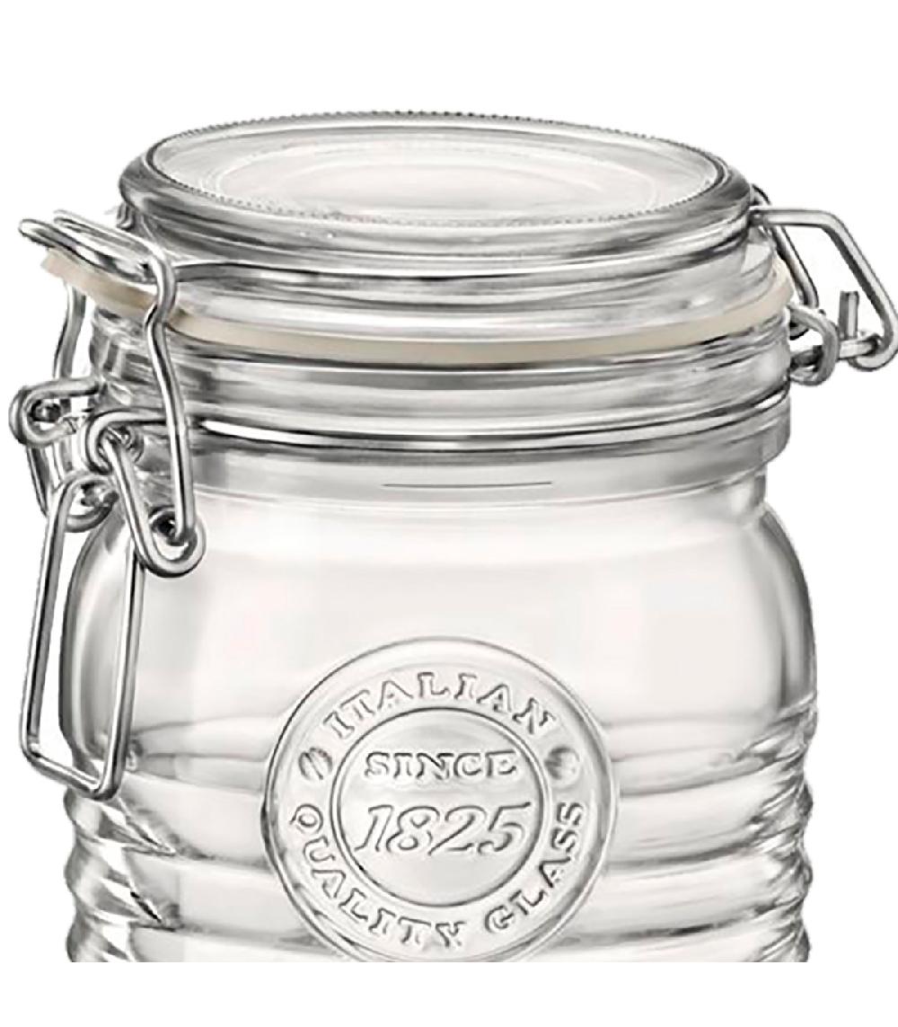 Wadiga Bocal Cuisine Hermétique En Verre Couvercle Clip 350ML