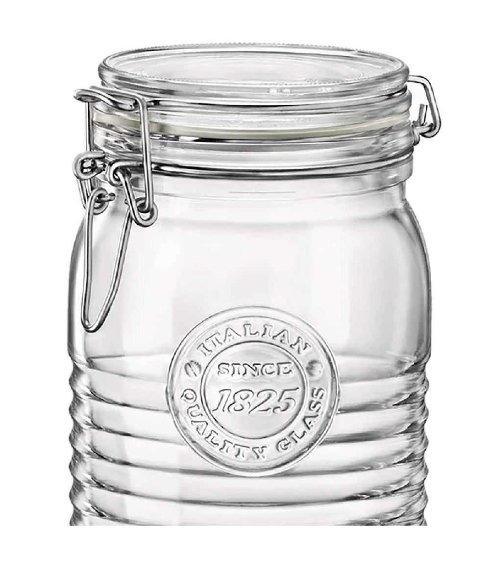 Wadiga Bocal Cuisine Hermétique En Verre Couvercle Clip 750ML