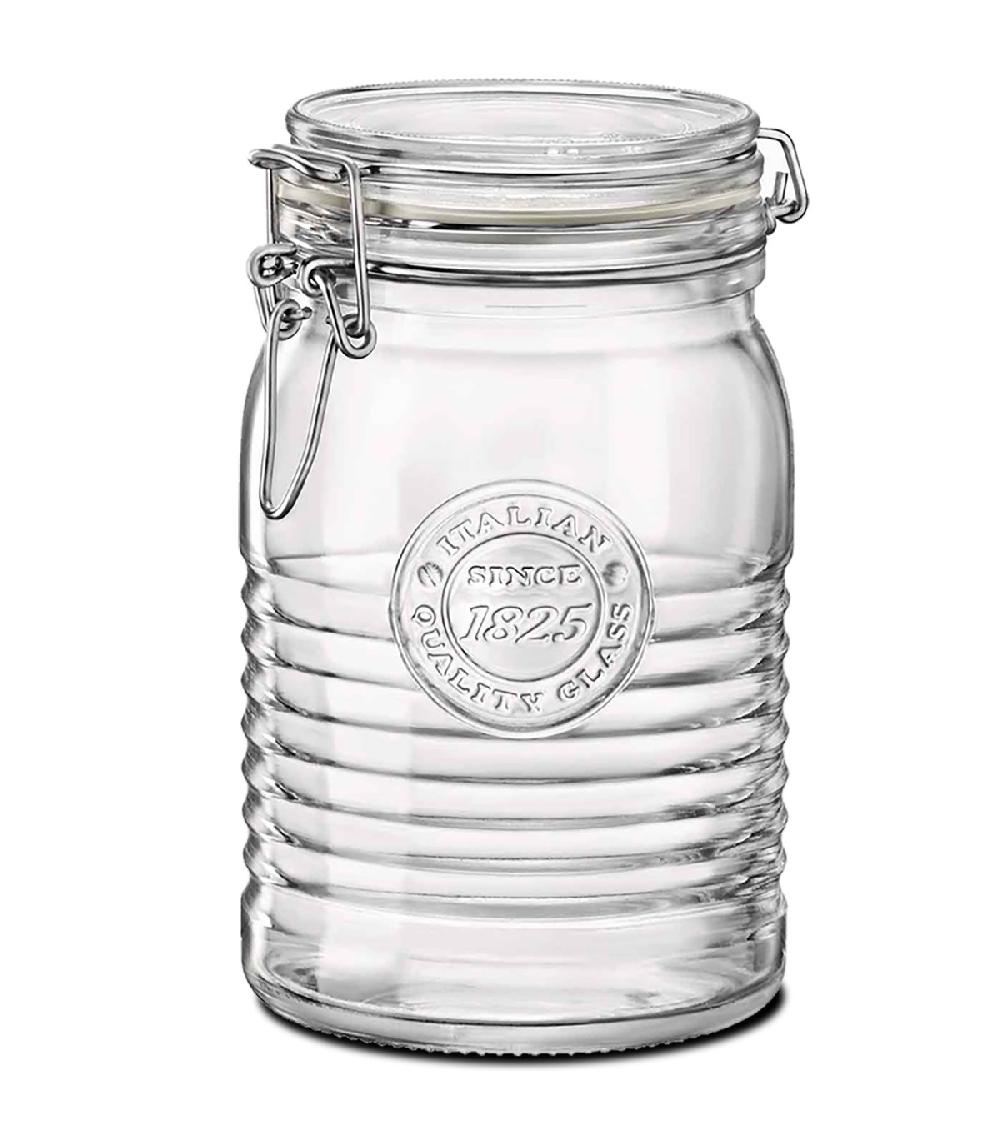 wadiga Bocal cuisine hermétique en verre couvercle clip 750ML