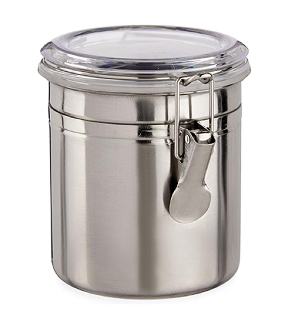 wadiga Bocal de cuisine hermétique inox couvercle clip 720ml