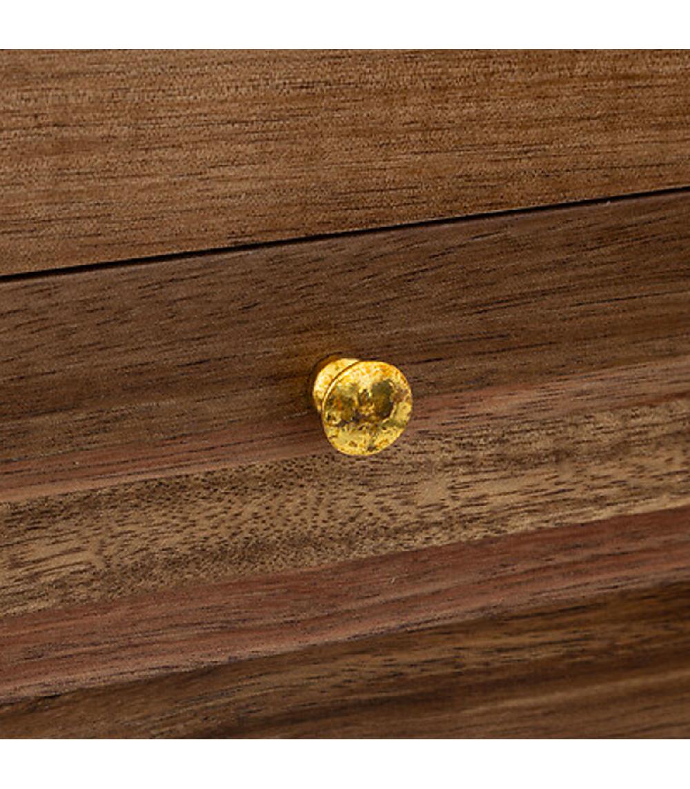 Wadiga Boîte à Bijoux En Bois D'acacia 16.5x14x20cm