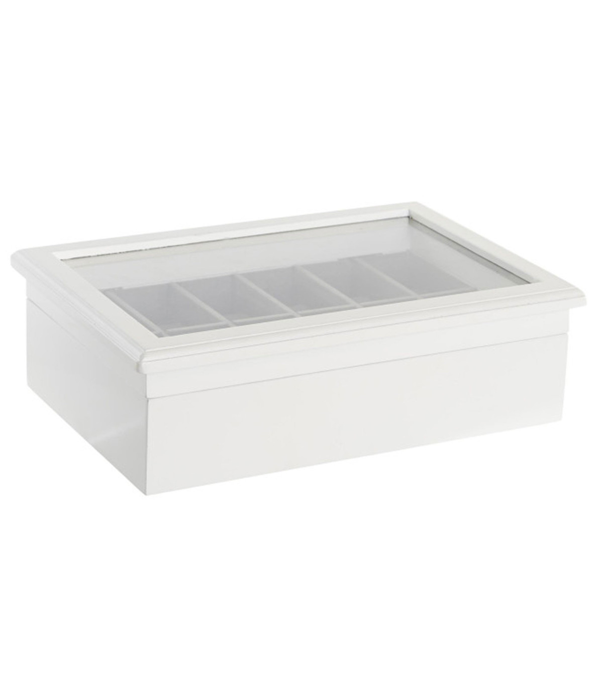 wadiga Boîte à montres en bois blanc 12 Montres 29.5x20.5x9cm