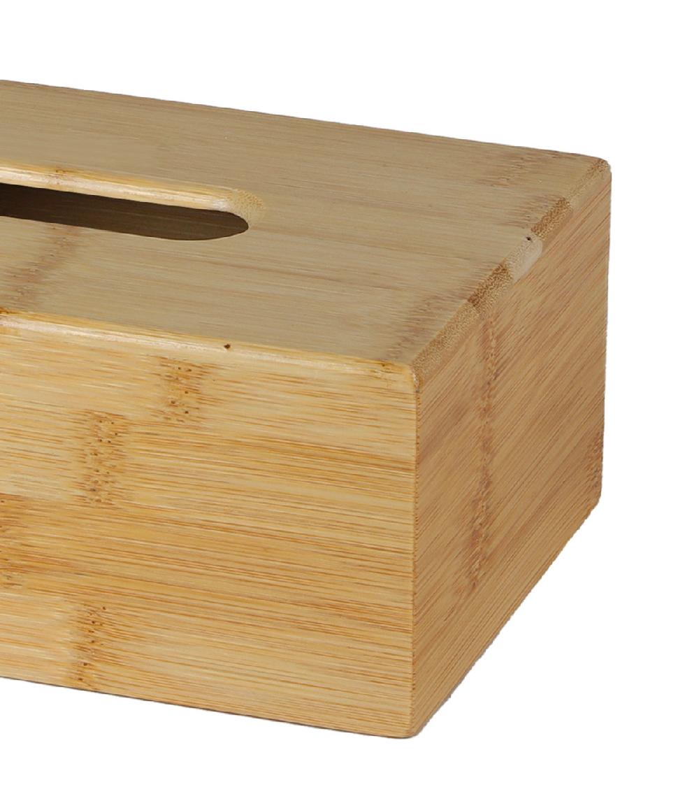 Wadiga Boîte à Mouchoirs Rectangulaire Bambou 25x14x8.7cm